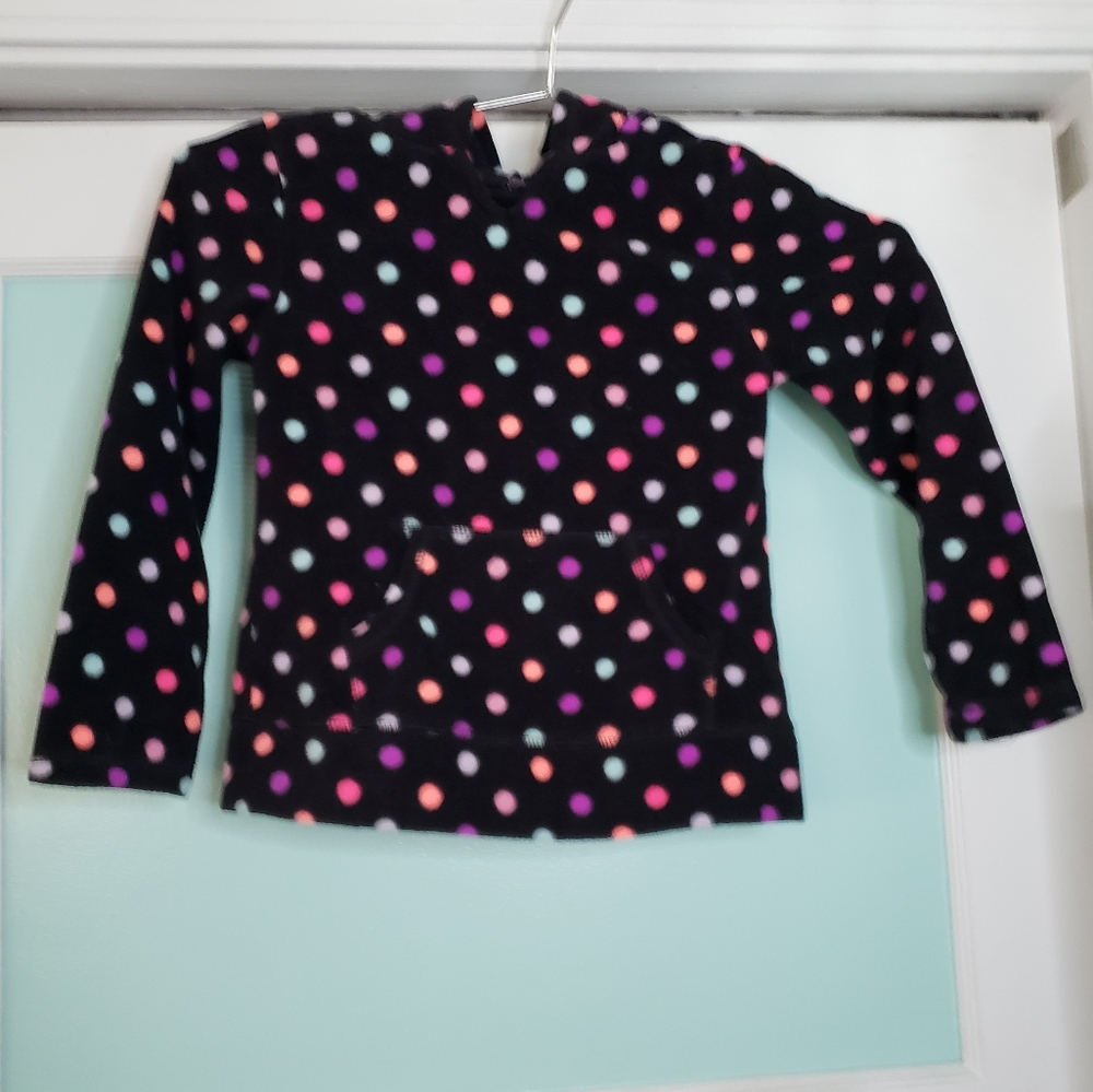 Girl's Fleece Hoodie Sweater, size Small (5/6)